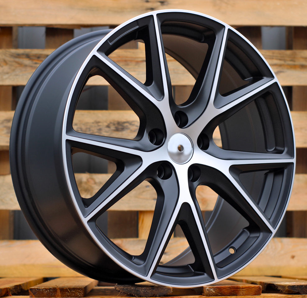 Diski R19 5x112 J8 ET45 CUPRA B5792 Black Polished Half Matt