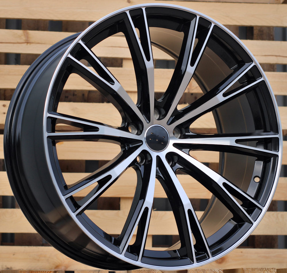 Diski R19 5x112 J8.5 ET32 RACINGLINE H5060 AUDI Black Polished