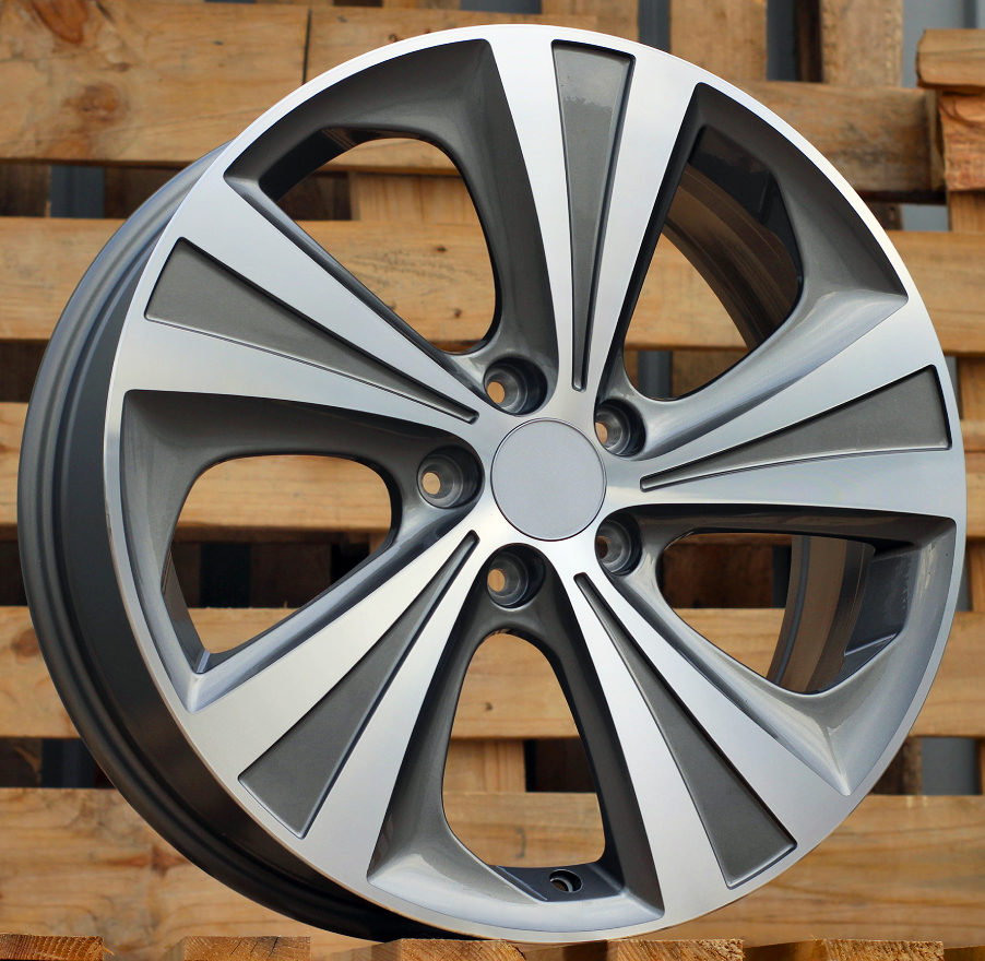 Diski R19 5x114.3 J7 ET50 RACINGLINE F5867 HONDA Grey Polished