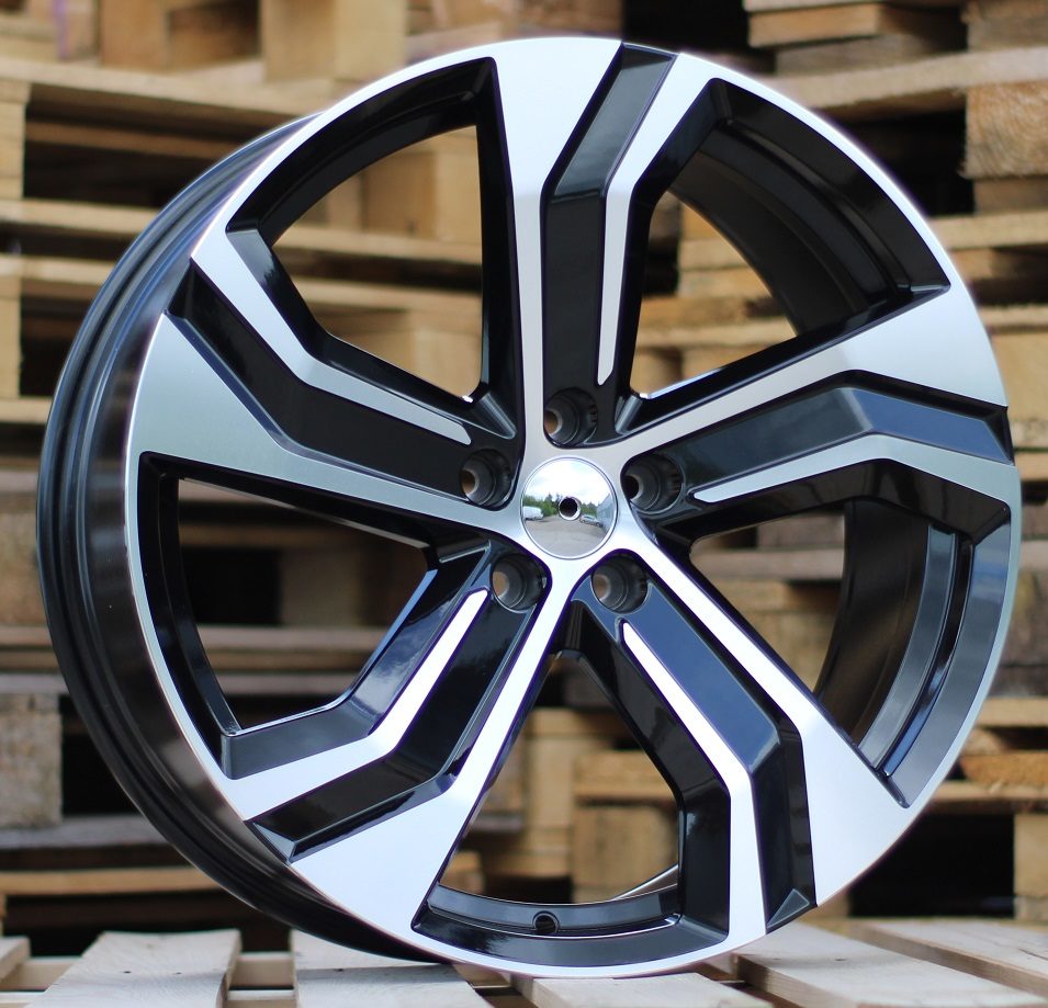 Diski R19 5x108 J8 ET42.5 RACINGLINE B0143 VOLVO Black Polished