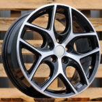 Diski R17 5×108 J7 ET50 RACINGLINE Y0058 FORD Black Polished