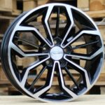 Diski R16 5×108 J6.5 ET50 RACINGLINE B5433 FORD Black Polished