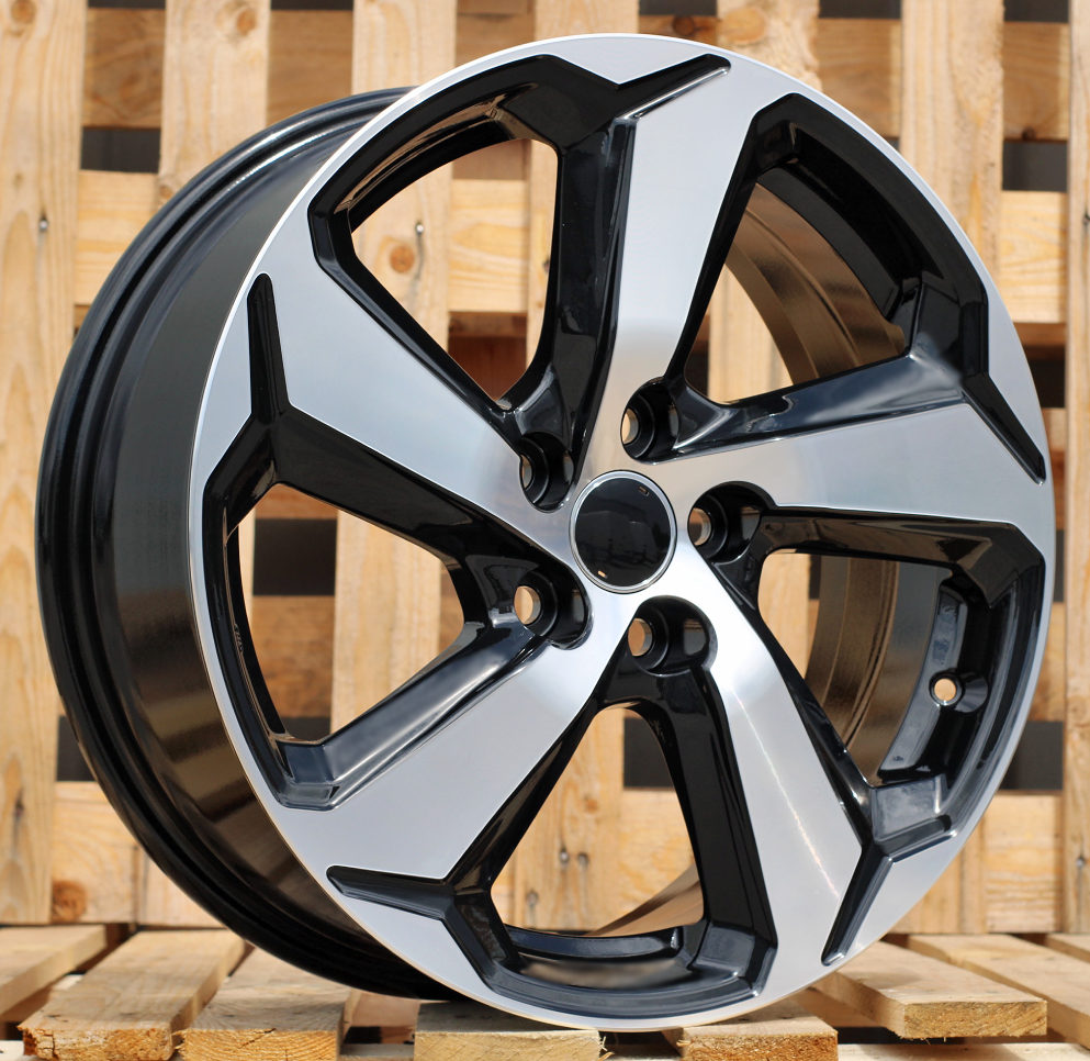 Diski R18 5x114.3 J7 ET35 RACINGLINE B1013 TOYOTA Black Polished