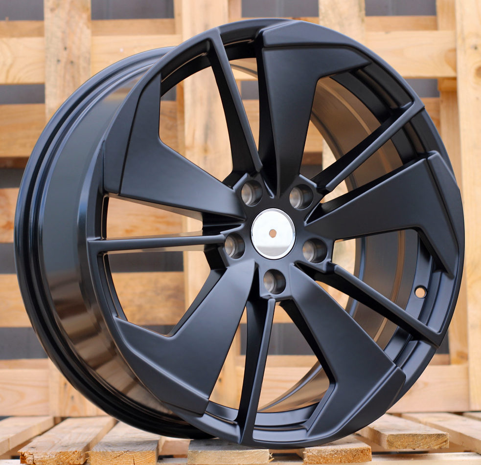 Diski R18 5x112 J8 ET45 RACINGLINE I5579 SKODA Black Half Matt