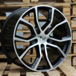 Diski R21 5×130 J11 ET58 RACINGLINE B5362 PORCHE Black Polished (Rear+Front)