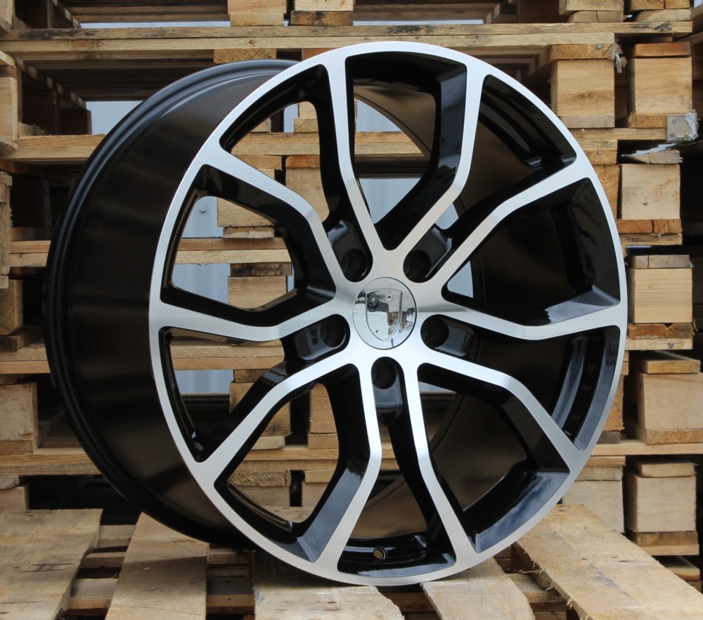 Diski R21 5x130 J11 ET58 RACINGLINE B5362 PORCHE Black Polished (Rear+Front)