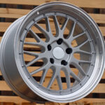 Diski R20 5×120 J8.5 ET20 RACINGLINE BK848 BMW Silver +Polished Lip (Rear+Front)