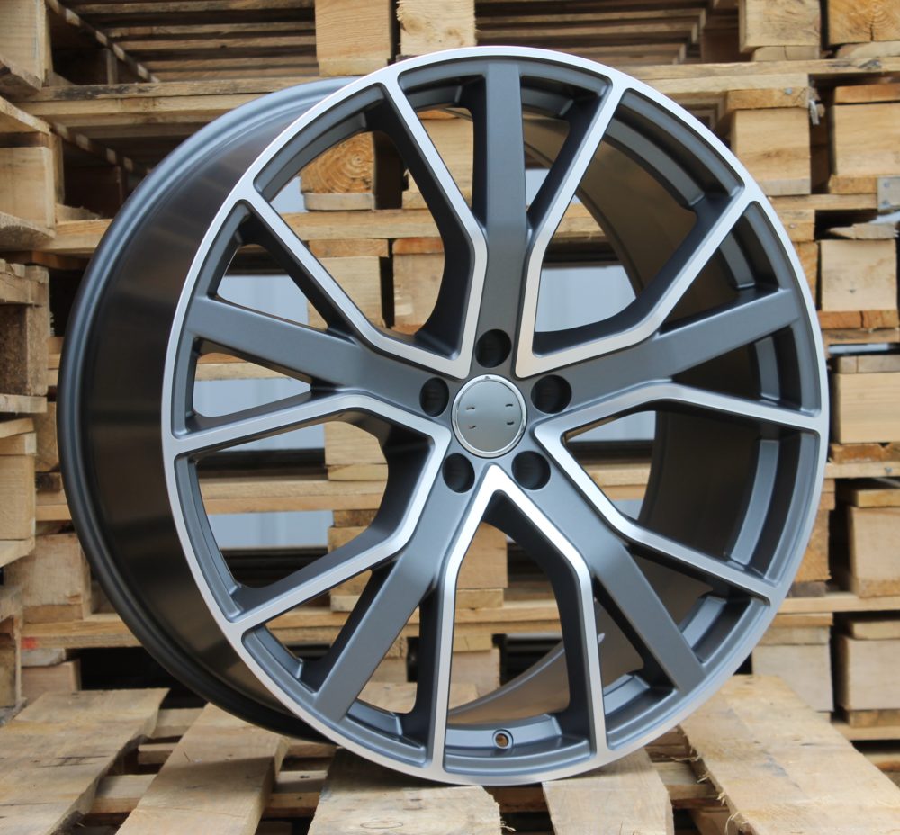 Diski R19 5x112 J8.5 ET32 RACINGLINE B5131 AUDI Grey Polished Half Matt