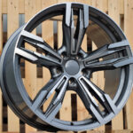 Diski R19 5×120 J8.5 ET33 RACINGLINE BY983 BMW Grey Polished (Rear+Front)