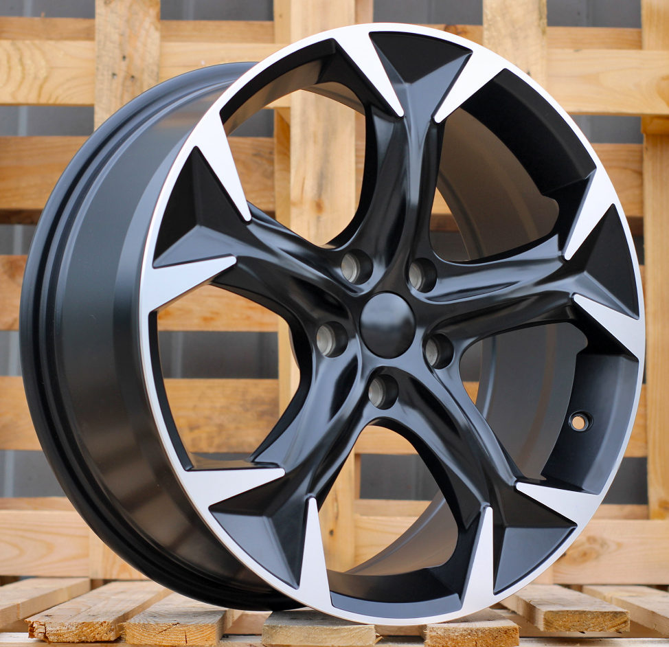 Diski R18 5x112 J8 ET40 CUPRA I5163 Black Polished Half Matt