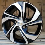 Diski R16 5×114.3 J7 ET50 RACINGLINE F5716 HONDA Black Polished