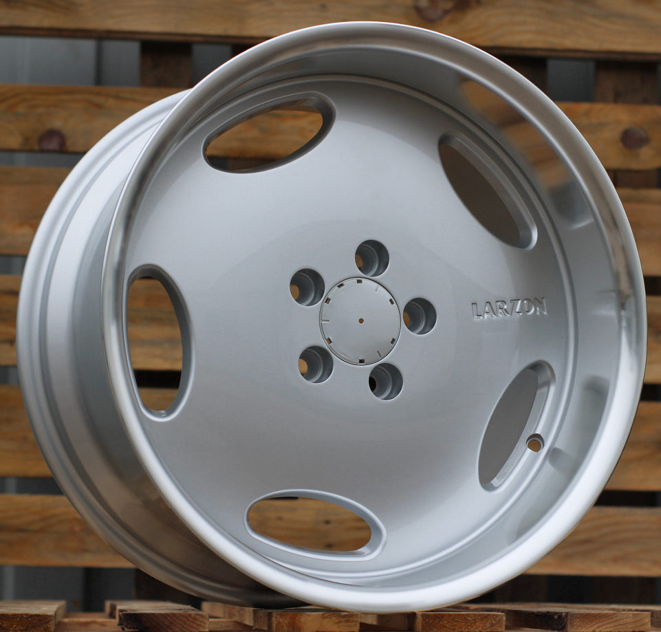 Diski R18 5x112 J9.5 ET35 RACINGLINE B1563 MERCEDES Silver +Polished Lip (Rear+Front)