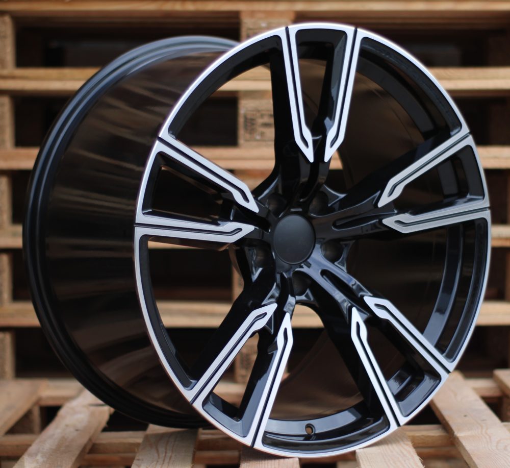 Diski R22 5x112 J9.5 ET37 RACINGLINE H5033 BMW Black Polished