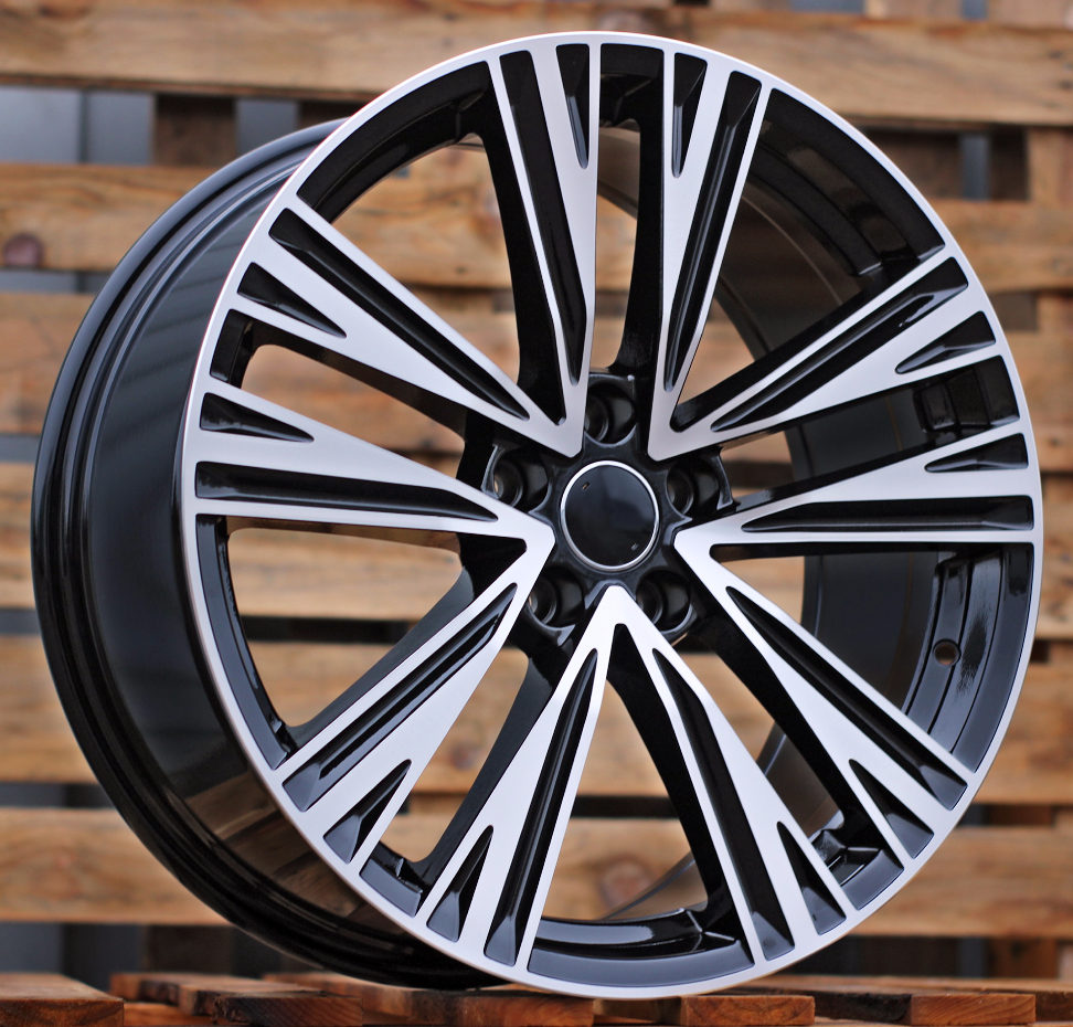 Diski R19 5x112 J8.5 ET40 RACINGLINE B1424 AUDI Black Polished