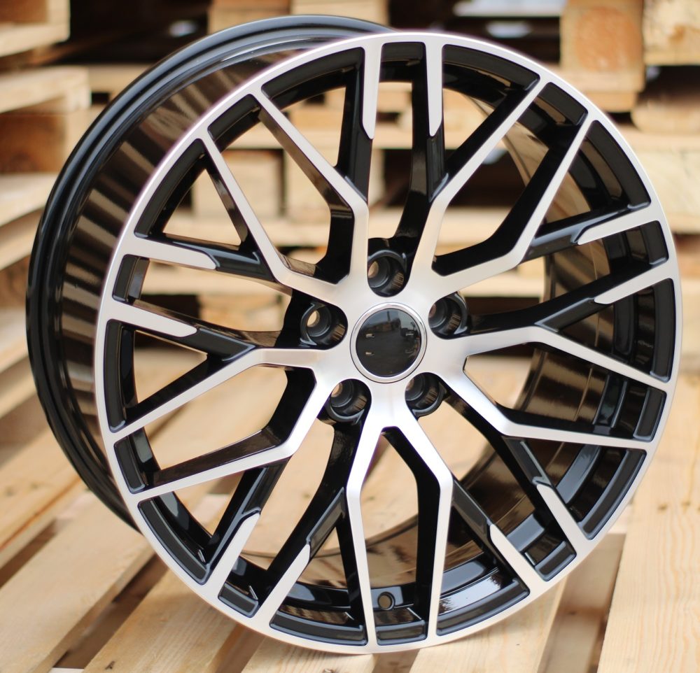 Diski R18 5x112 J8 ET40 RACINGLINE XFE30 AUDI Black Polished