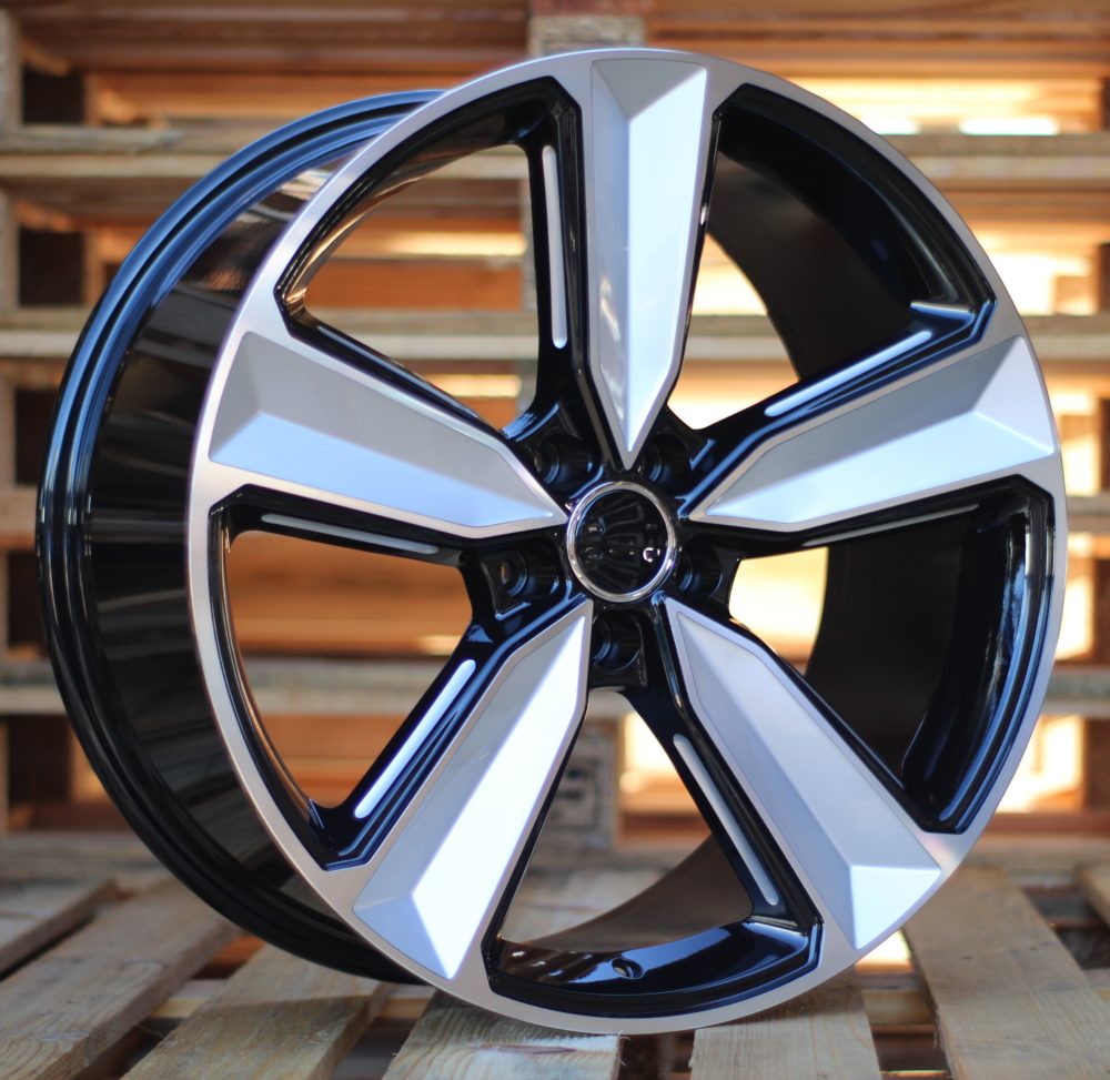 Diski R19 5x112 J8.5 ET32 RACINGLINE A5470 AUDI Black Polished