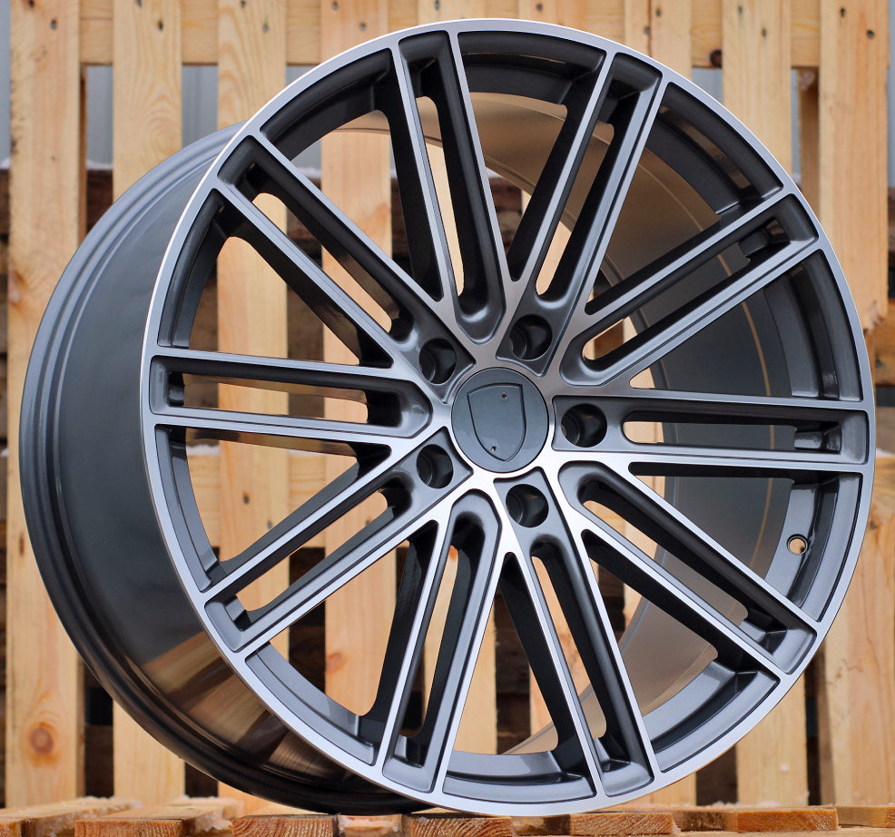 Diski R21 5x130 J11.5 ET60 RACINGLINE B1271 PORCHE Grey Polished (Rear+Front)