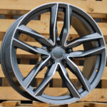 Diski R16 5×100 J7 ET34 RACINGLINE BK690 AUDI Grey Polished