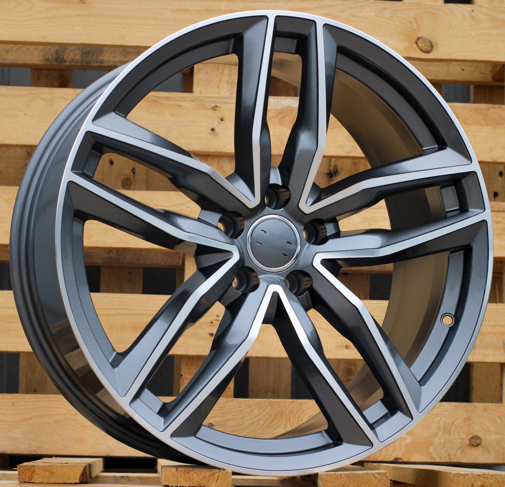 Diski R16 5x100 J7 ET34 RACINGLINE BK690 AUDI Grey Polished