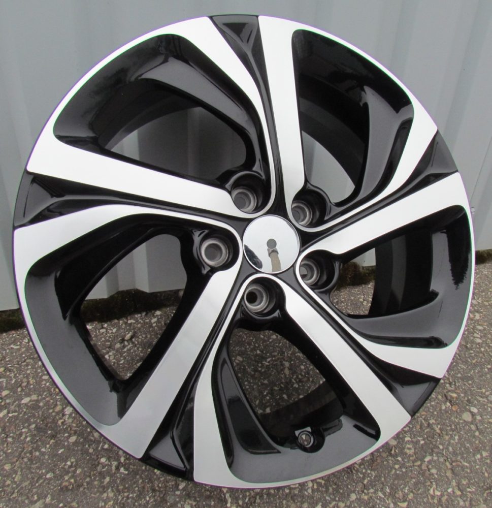 Diski R17 5x108 J7 ET48 RACINGLINE F5576 CITROEN Black Polished