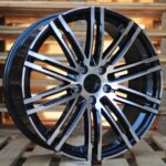 Diski R20 5×130 J9.5 ET47 RACINGLINE B1026 PORCHE Black Polished (Rear+Front)