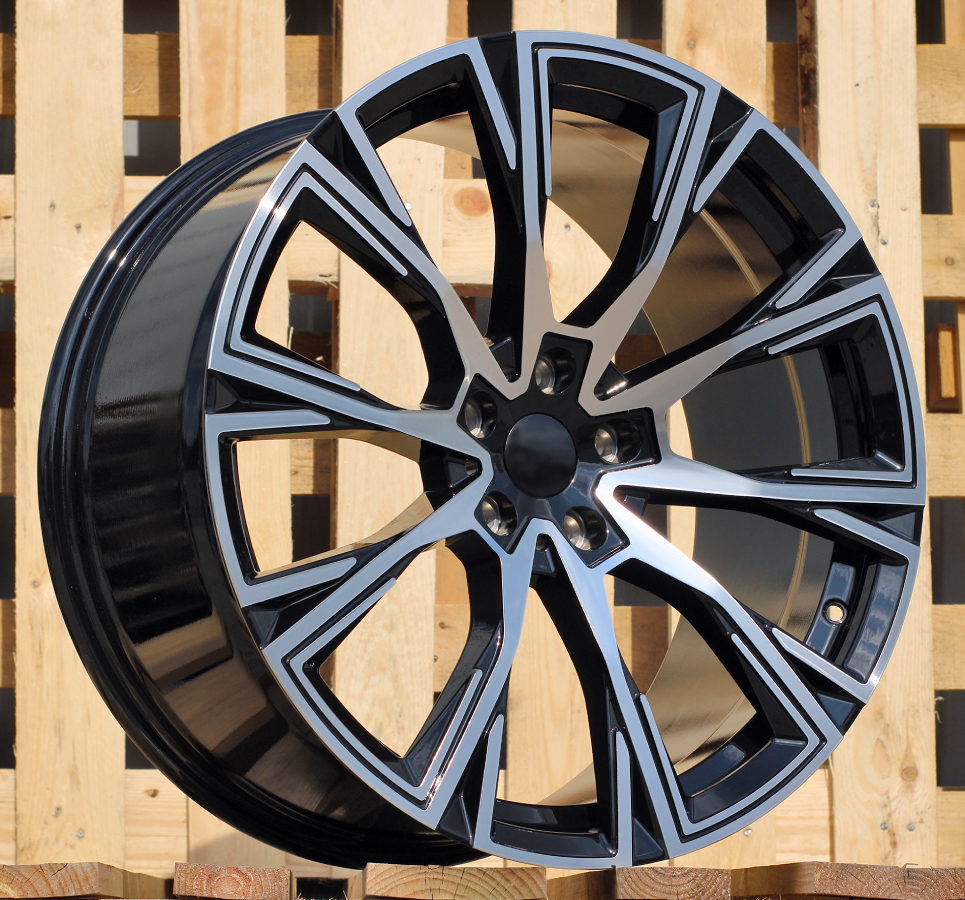 Diski R19 5x112 J9 ET40 RACINGLINE D1130 BMW Black Polished (Rear+Front)
