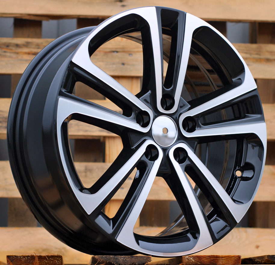 Diski R17 5x108 J7 ET50 RACINGLINE B5959 CITROEN Black Polished