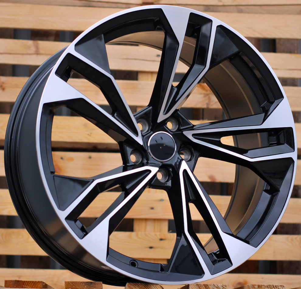 Diski R18 5x112 J8 ET42 RACINGLINE I5493 AUDI Black Polished