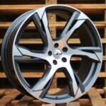 Diski R22 5×108 J9 ET45 RACINGLINE B1175 VOLVO Grey Polished Half Matt