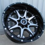 Diski R20 5×127 J10 ETM25 RACINGLINE L1526 4X4 Black Polished