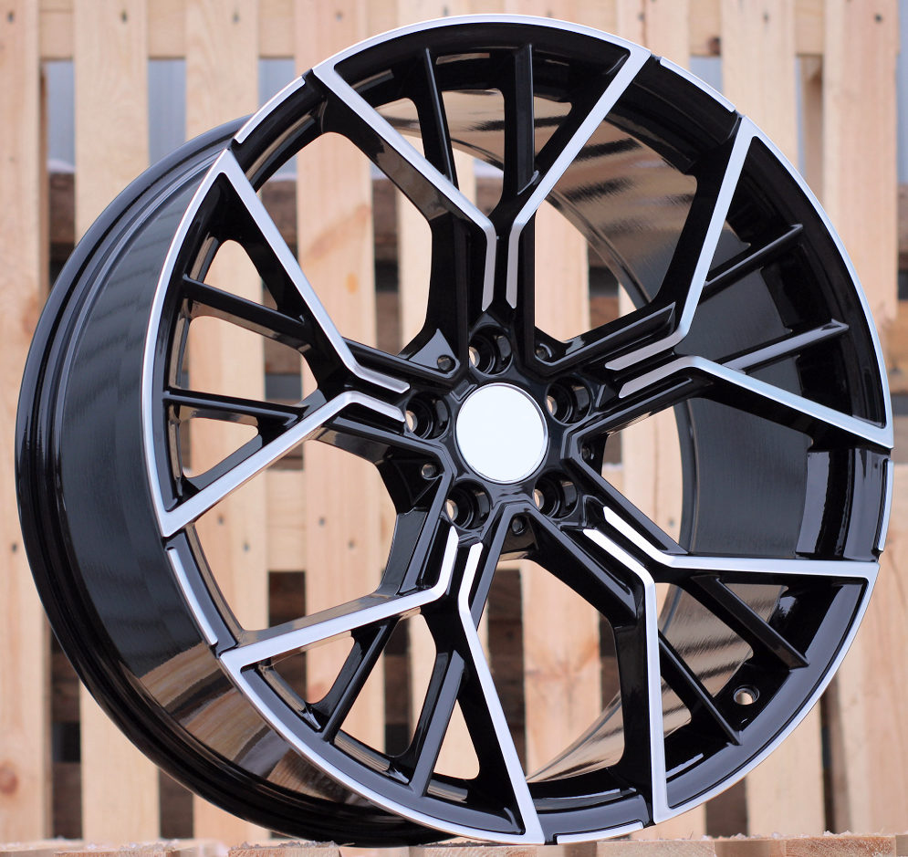 Diski R20 5x112 J9.5 ET40 RACINGLINE A5602 BMW Black Polished (Rear+Front)