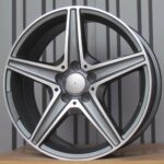 Diski R18 5×112 J7.5 ET44 RACINGLINE B5052 MERCEDES Grey Polished