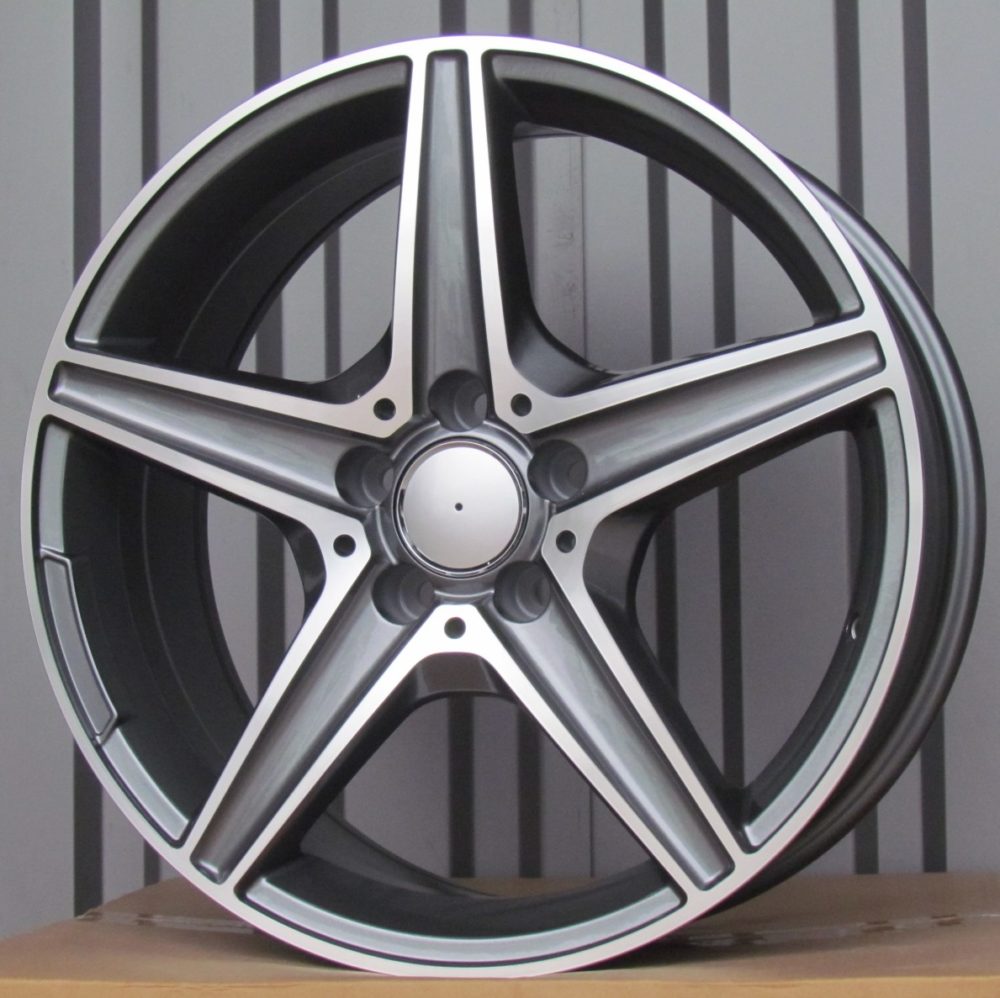 Diski R18 5x112 J7.5 ET44 RACINGLINE B5052 MERCEDES Grey Polished