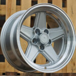 Diski R16 5×112 J9 ET12 RACINGLINE B1794 MERCEDES Silver +Polished Lip (Rear+Front)