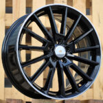 Diski R17 5×112 J7 ET46 RACINGLINE B5969 SKODA Black +Polished Lip