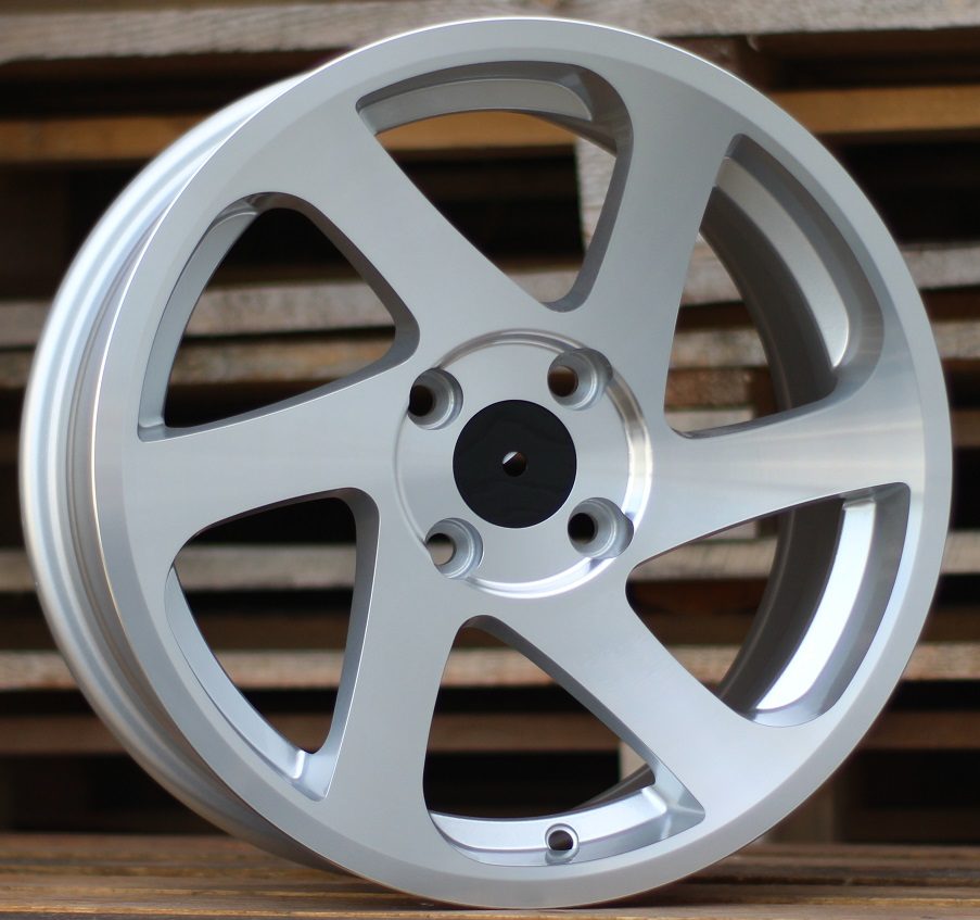 Diski R15 4x100 J7 ET38 RACINGLINE L1268 Silver Polished