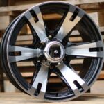 Diski R16 5×139.7 J8 ET RACINGLINE BK311 4X4 Black Polished