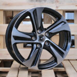 Diski R15 5×98 J6 ET25 RACINGLINE F5832 Black Polished +PC