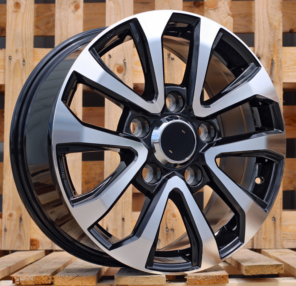 Diski R18 5x150 J8 ET60 RACINGLINE B1156 TOYOTA Black Polished