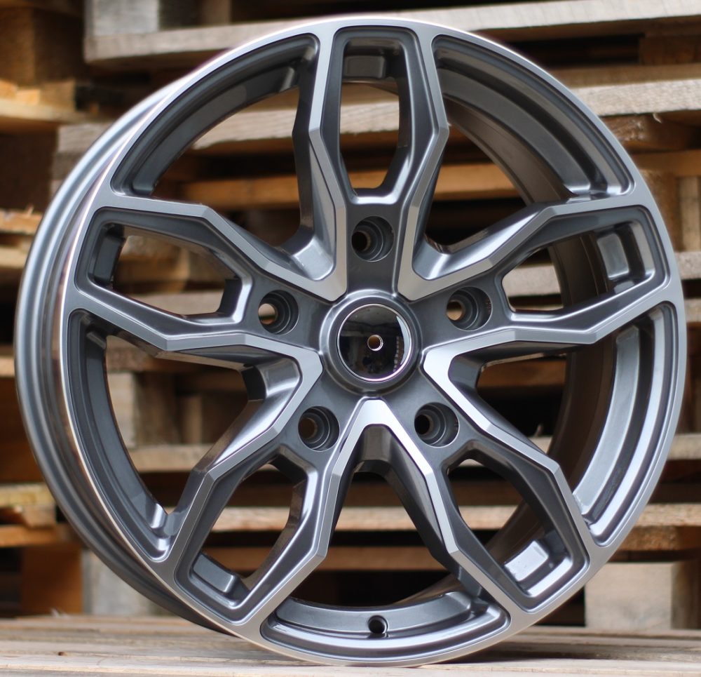 Diski R18 5x160 J8 ET48 RACINGLINE B1251 FORD Grey Polished