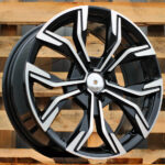 Diski R15 4×100 J6.5 ET37 RACINGLINE B5920 RENAULT Black Polished