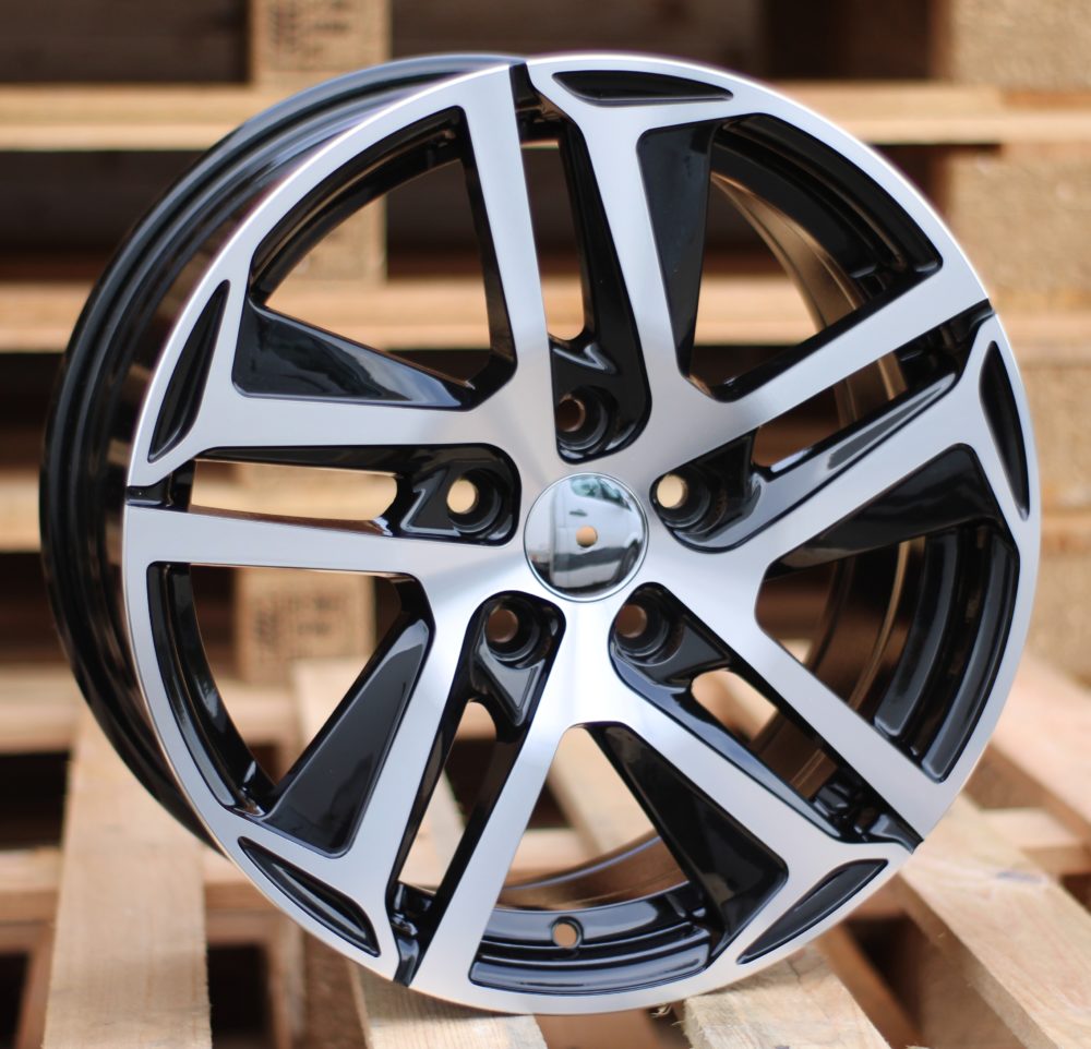 Diski R16 4x108 J7 ET25 RACINGLINE PG534 PEUGEOT Black Polished