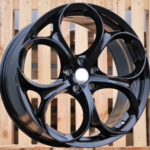 Diski R17 5×110 J7.5 ET32 RACINGLINE L1664 ALFA Black