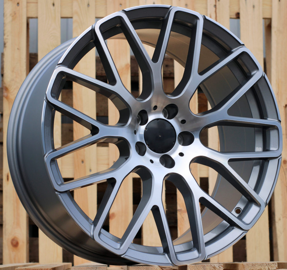 Diski R20 5x112 J8.5 ET35 RACINGLINE AT967 MERCEDES Grey Polished (Rear+Front)