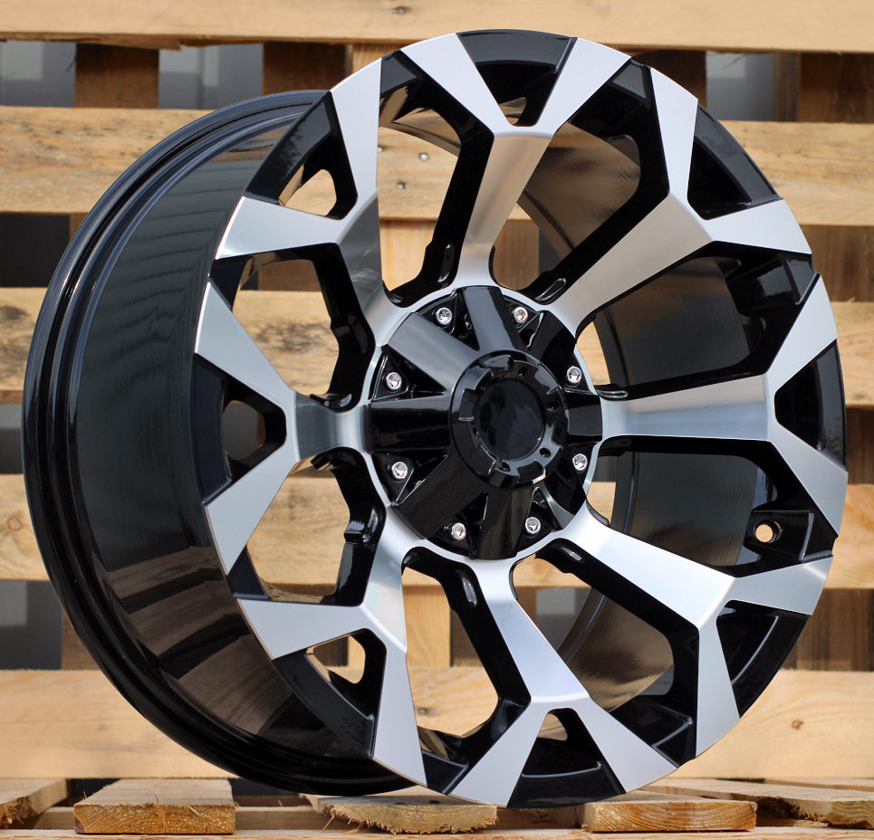 Diski R18 6x139.7 J9 ET RACINGLINE B1521 4X4 Black Polished