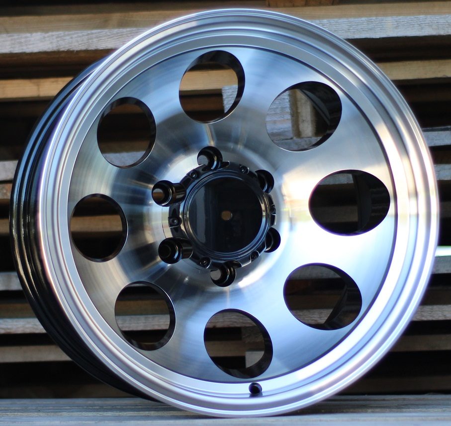 Diski R16 5x139.7 J10 ETM48 RACINGLINE BY997 4X4 Black Polished