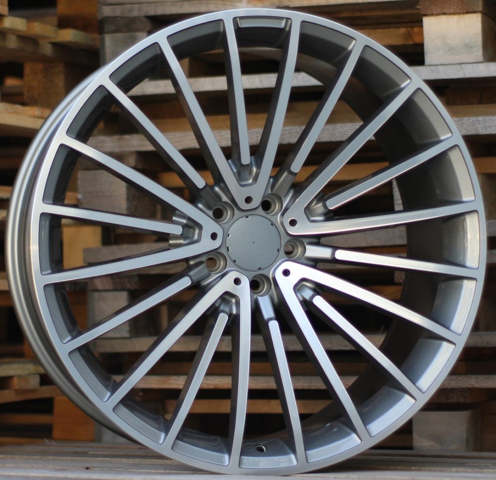 Diski R22 5x112 J10.5 ET40 RACINGLINE MR532 MERCEDES Grey Polished (Rear+Front)