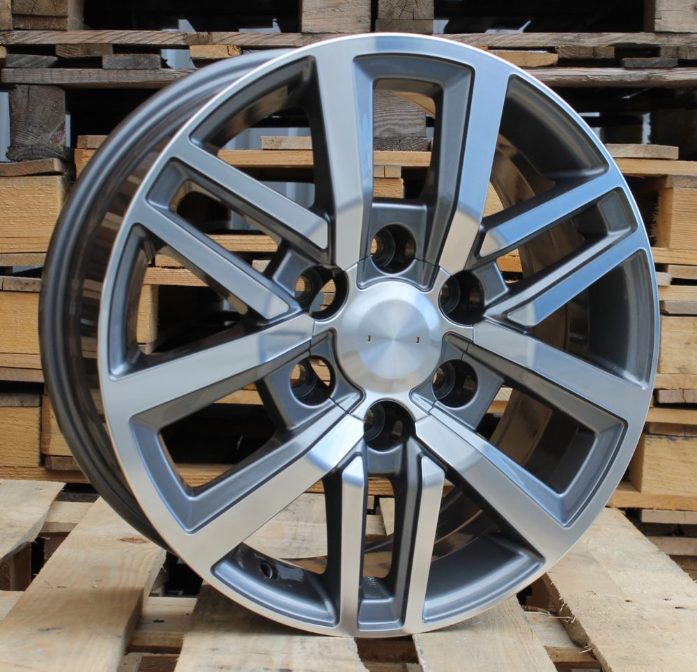 Diski R17 6x139.7 J7.5 ET25 RACINGLINE B1155 TOYOTA Grey Polished