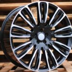 Diski R20 5×108 J8.5 ET45 RACINGLINE XE136 LANDROVER Black Polished