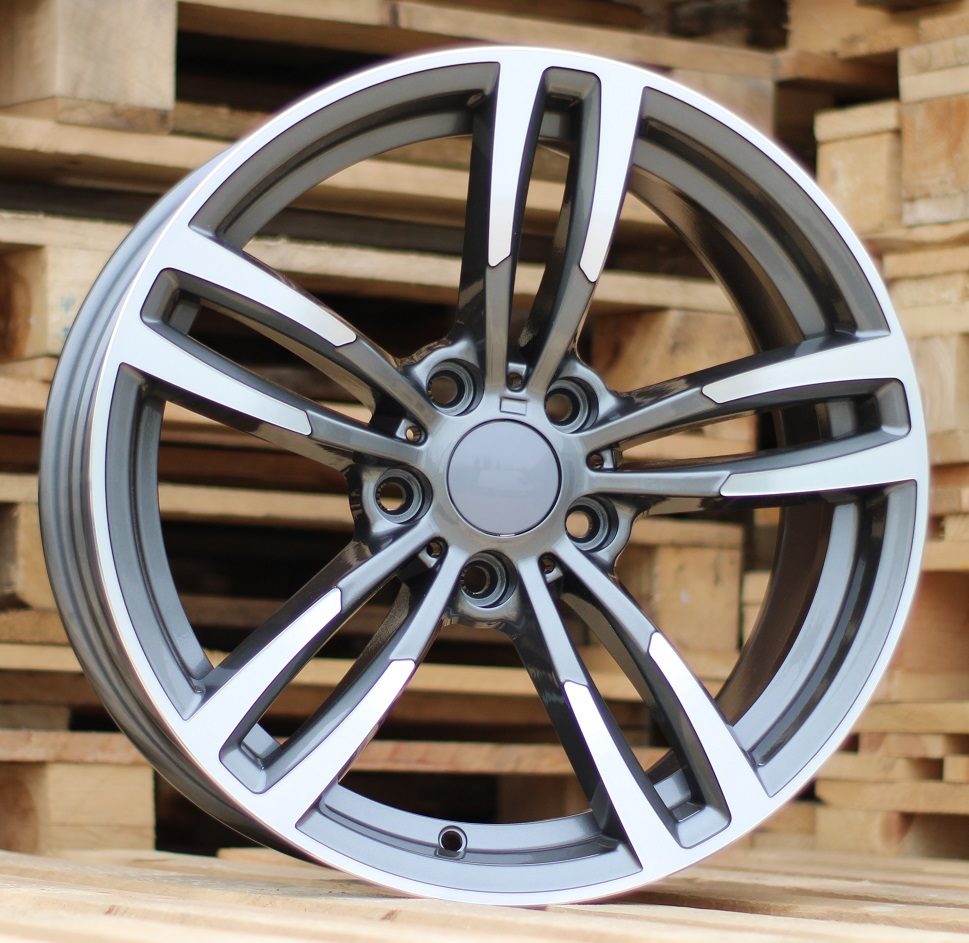 Diski R17 5x120 J8 ET34 RACINGLINE BK855 BMW Grey Polished